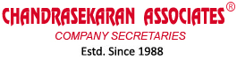 CHANDRASEKARAN ASSOCIATES - COMPANY SECRETARIES